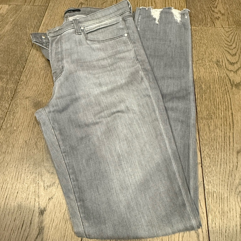 J Brand Gray Distressed Jeans Size 27